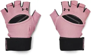 Under Armour Women's UA Weightlifting Gloves - Pink Elixir/Black/Black - 697