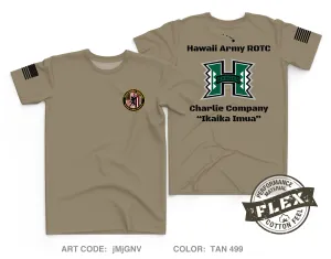 University of Hawaii Army ROTC Charlie Company Core Men's SS Flex Performance Tee - jMjGNV