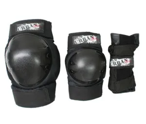 Urban Skater - Tri Pack Pad Set Black
