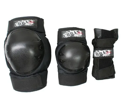 Urban Skater - Tri Pack Pad Set Black