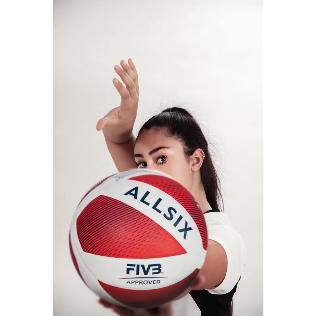 Volleyball V900 - White/Red
