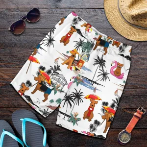 Welsh Terrier-Summer Beach Mens Shorts