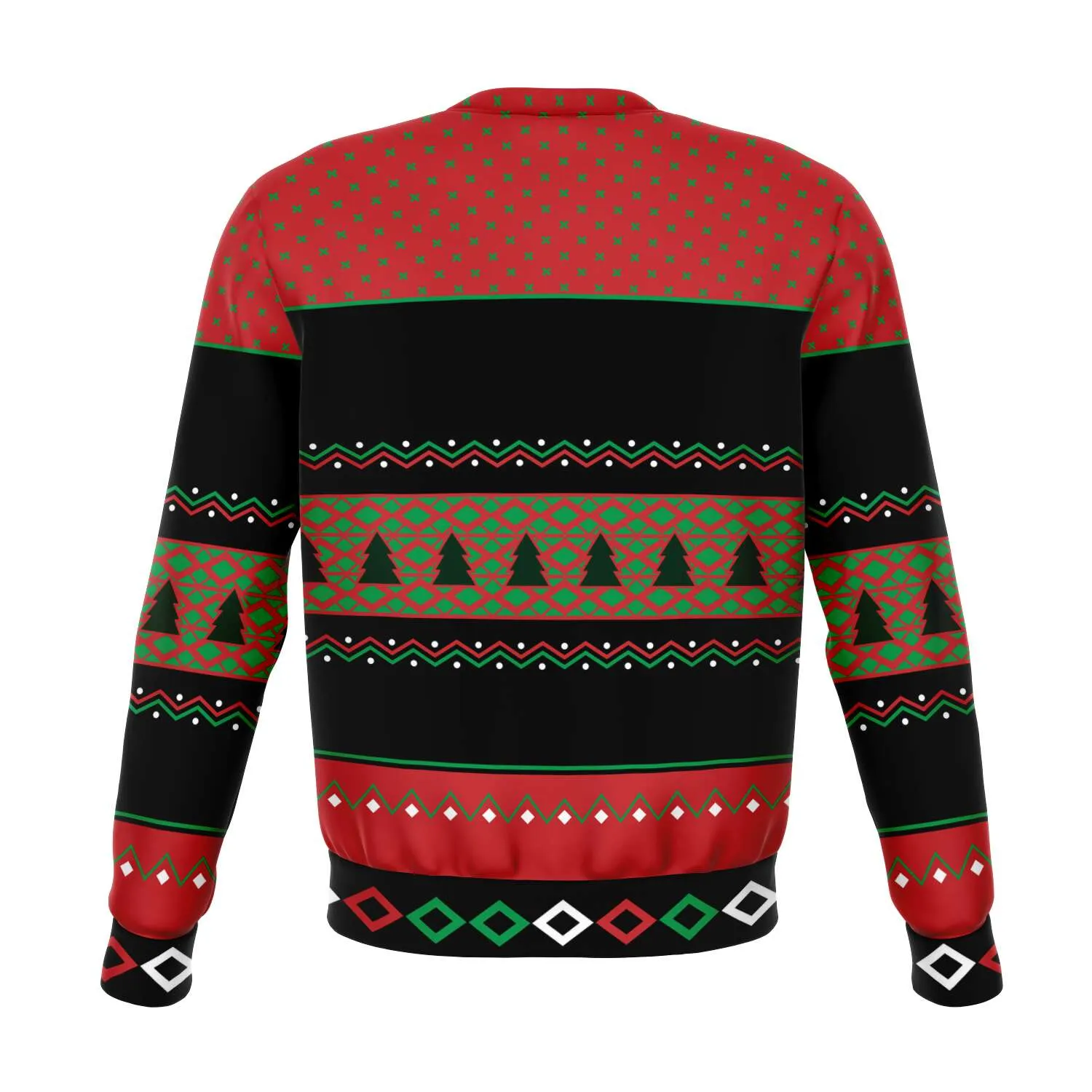 White and Red Christmas - Athletic Sweatshirt