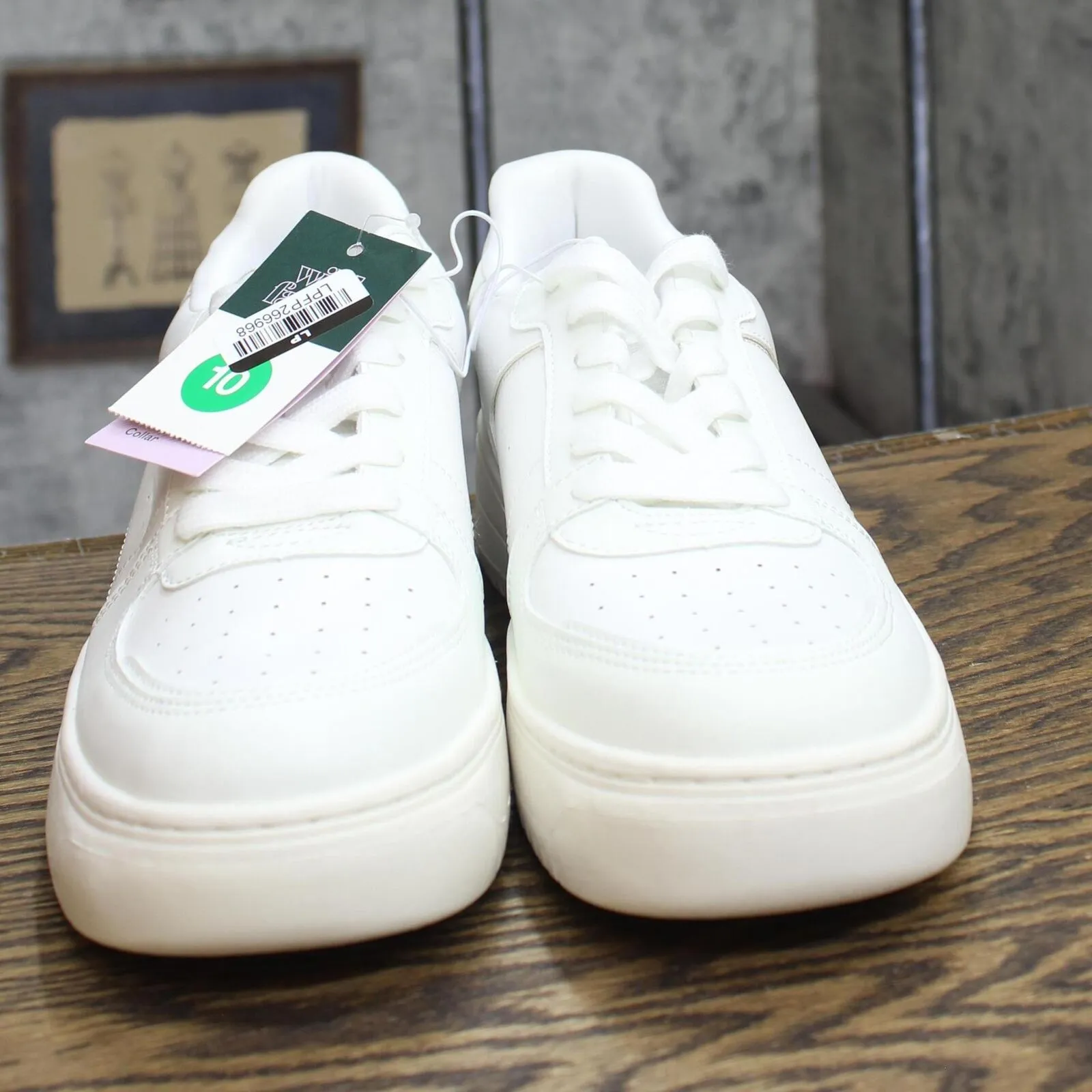 Wild Fable Womens Lola Lace-Up Sneakers 87930193 White 10M