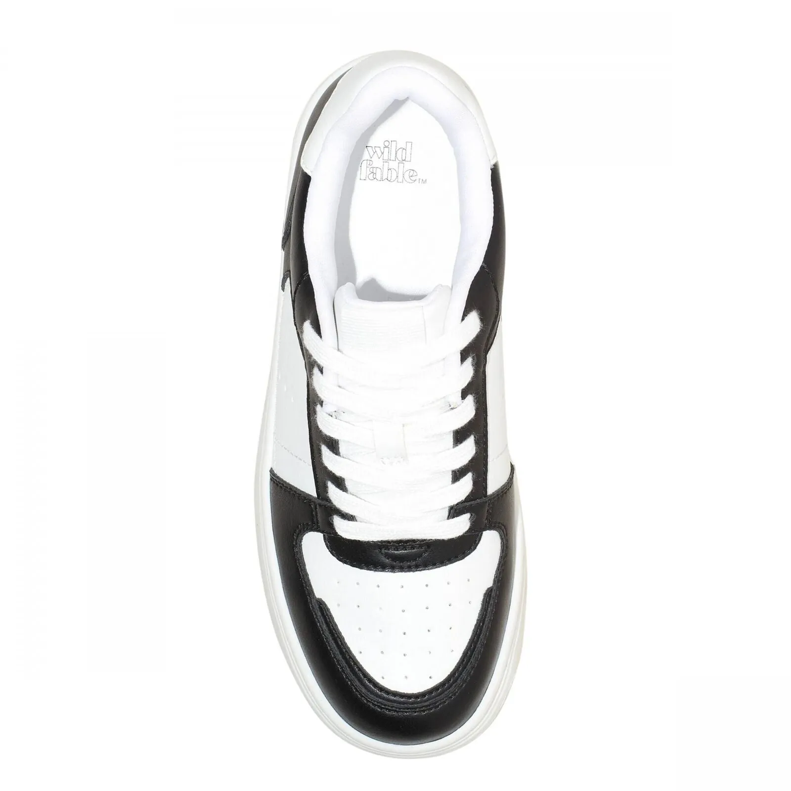 Wild Fable Womens Lola Lace-Up Sneakers with Memory Foam Insole Black 9M