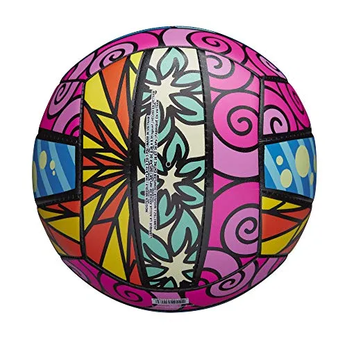 Wilson Graffiti Volleyball- Pink/Blue/Yellow