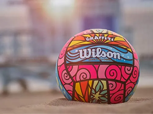 Wilson Graffiti Volleyball- Pink/Blue/Yellow