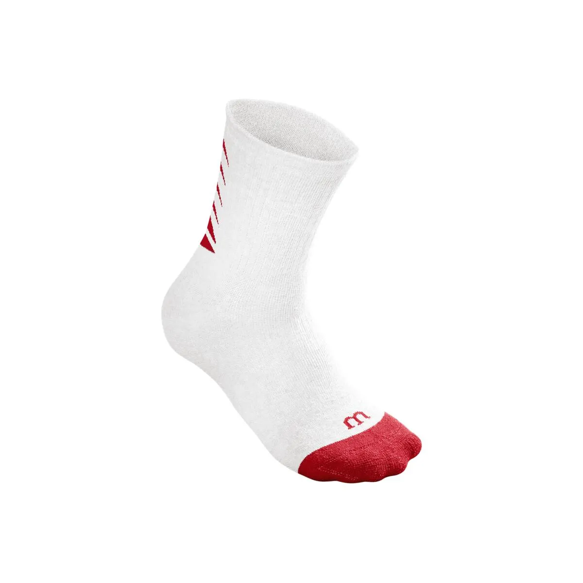 Wilson Youth Crew Sock 3 Pack - White/Black/Heather