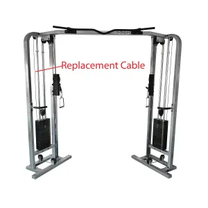 York Barbell STS Replacement Cable Crossover Cable - HW013