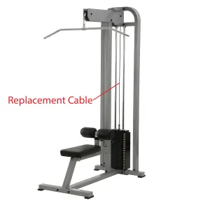York Barbell STS Replacement Lat Pulldown Cable - HW010
