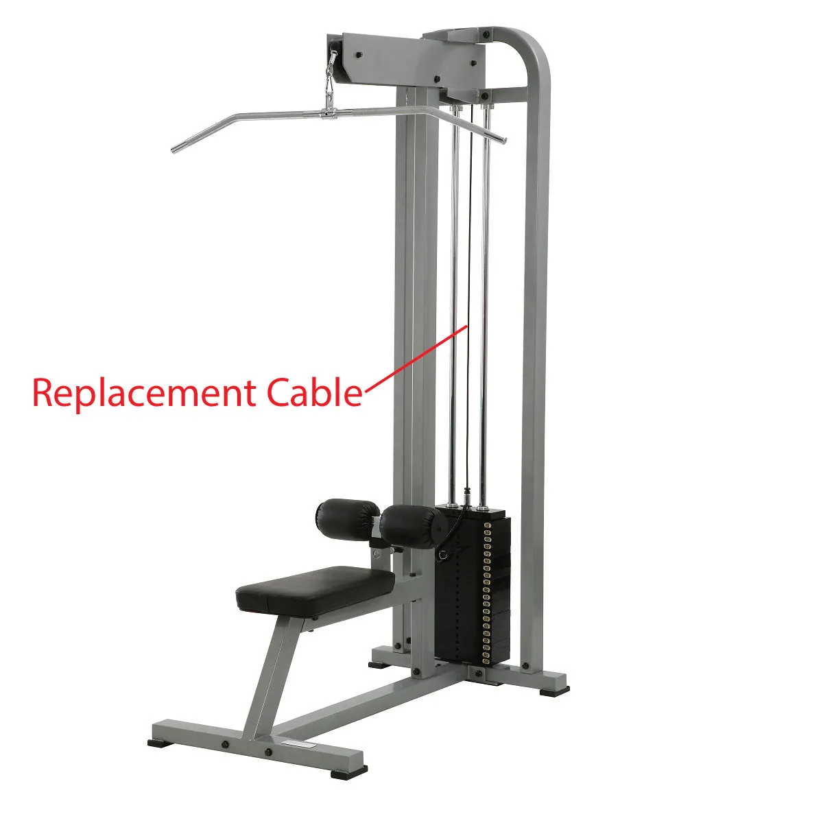 York Barbell STS Replacement Lat Pulldown Cable - HW010