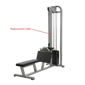 York Barbell STS Replacement Low Row Cable - HW011