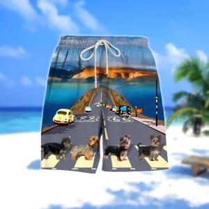 Yorkshire Cross the road- Men Hawaii Beach Shorts